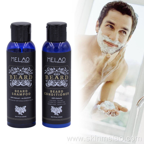 Beard Wash Black Men Shampoo and Conditioner Kit